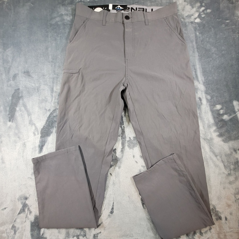 Denali Mens Technical Stretch Pants Charcoal Sky Gray D747473 32x32 NWT
